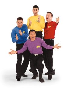 The WIggles: Are you a group of 4 really creepy dudes?  Does one of you own a red shirt? Does another one own a yellow one?  How about a purple one? Oh and a blue one too.  Learn a song  or two and you are golden.  